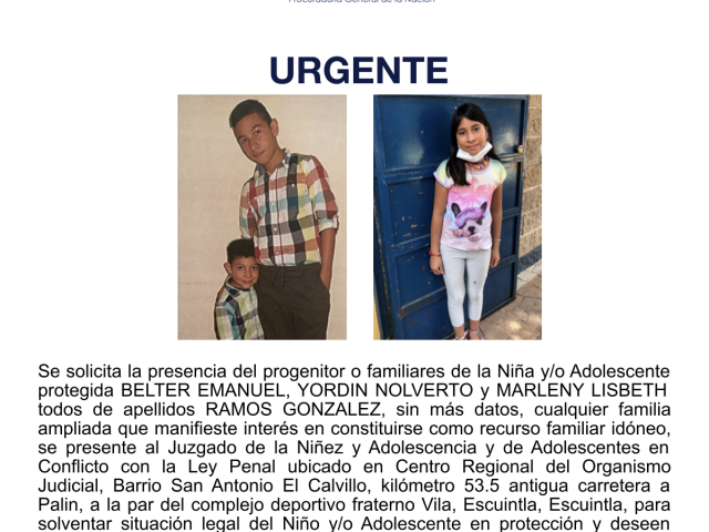 BELTER EMANUEL, YORDIN NOLVERTO y MARLENY LISBETH