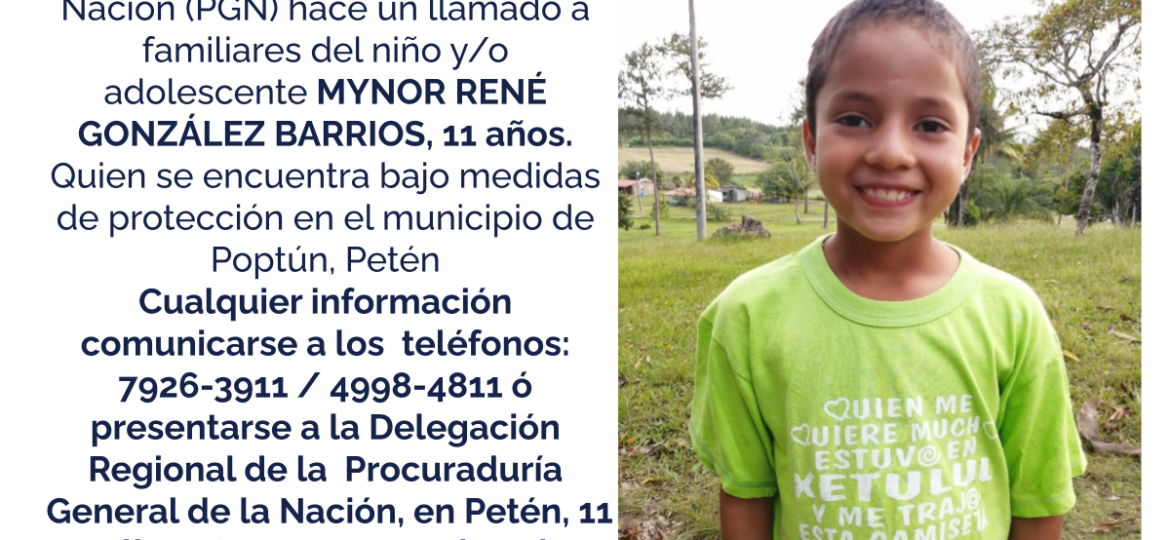 MYNOR RENÉ GONZÁLEZ BARRIOS