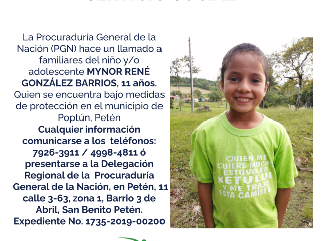 MYNOR RENÉ GONZÁLEZ BARRIOS