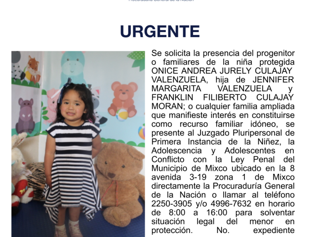 ONICE ANDREA JURELY CULAJAY VALENZUELA