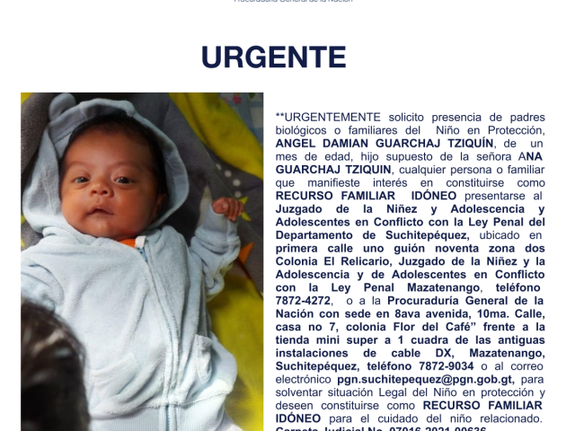 ANGEL DAMIAN GUARCHAJ TZIQUÍN