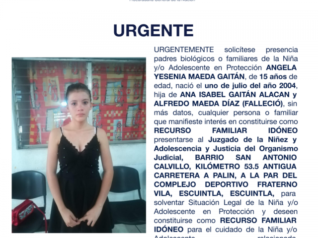 ANGELA YESENIA MAEDA GAITÁN