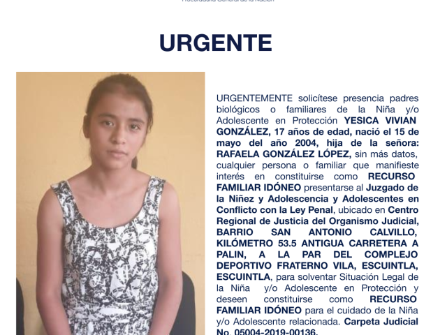 YESICA VIVIAN GONZÁLEZ,