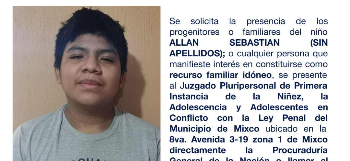 ALLAN SEBASTIAN (SIN APELLIDOS