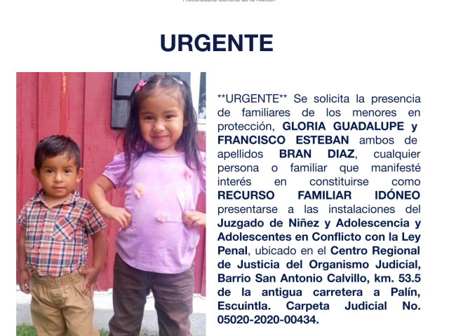 GLORIA GUADALUPE y FRANCISCO ESTEBAN