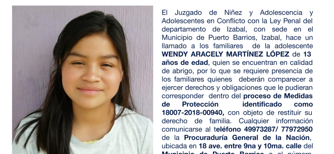 WENDY ARACELY MARTÍNEZ LÓPEZ